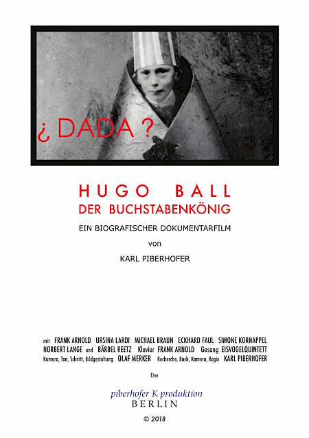 Poster ¿DADA? - HUGO BALL - DER BUCHSTABENKÖNIG