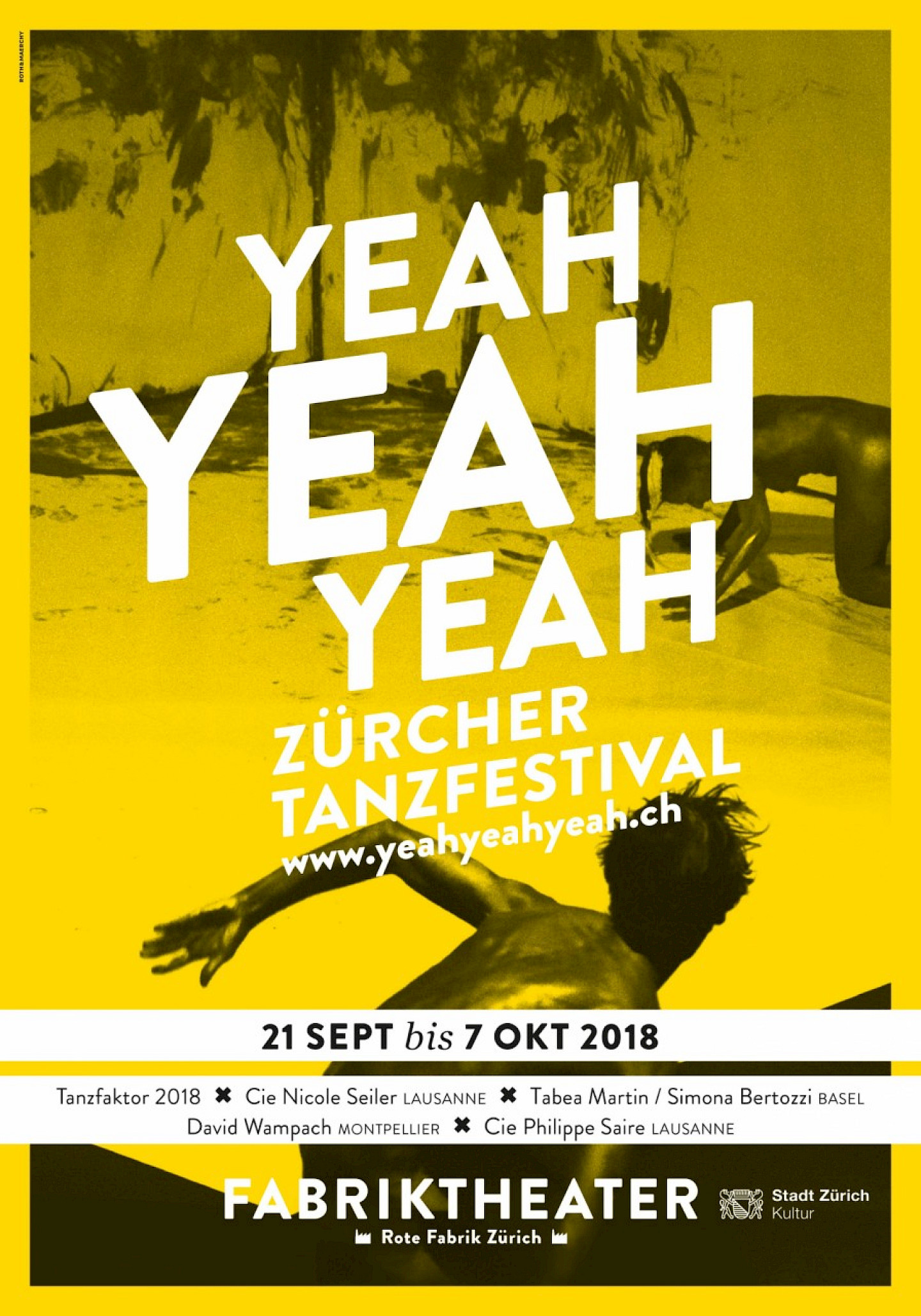 Flyer YEAH YEAH YEAH Zürcher Tanzfestival