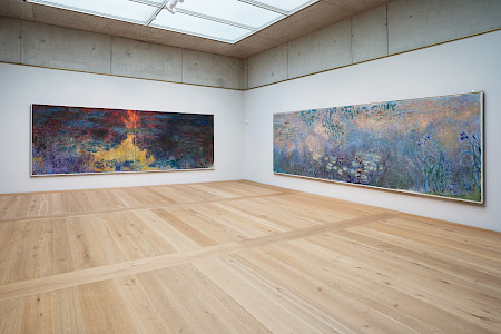 Sammlungsraum «Seerosen» von Monet im Chipperfield-Bau, Foto © Franca Candrian