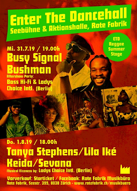 Poster Busy Signal, Bushman