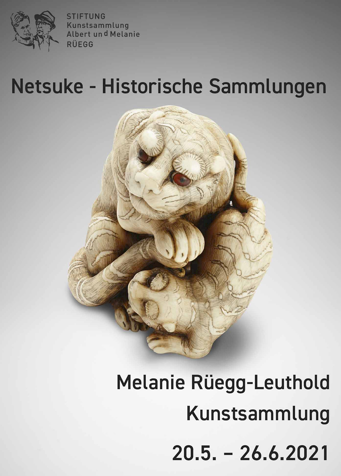 Doppelausstellung Melanie Rüegg-Leuthold - Kunstsammlung & Netsuke - Historische Sammlungen