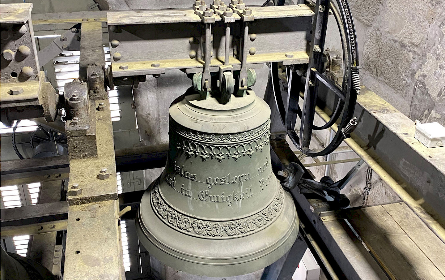 Der Zürcher Glockenchor wird von St. Peter aus dirigiert. © Rudolf H. Röttinger© Rudolf H. Röttinger