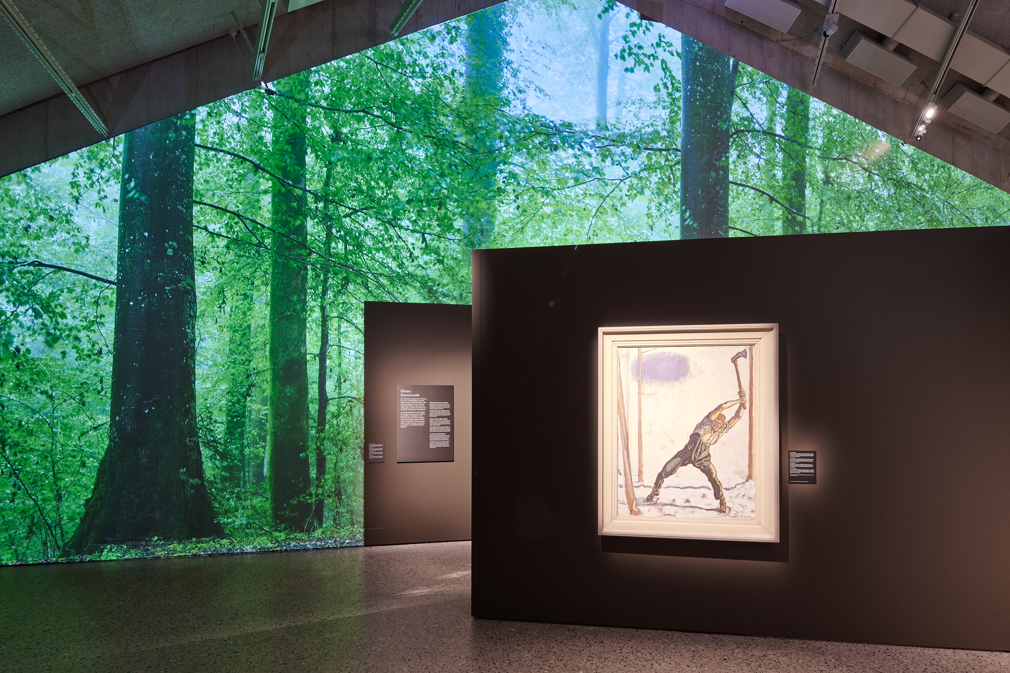Ferdinand Hodlers Holzfäller ist Symbol für Stärke und Widerstandskraft. © Kunstsammlung der Schweizerischen Mobiliar Genossenschaft I © Schweizerisches Nationalmuseum