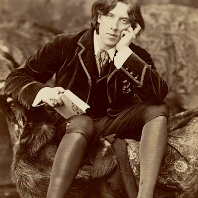 Oscar Wilde, 1882, Foto von Napoleon Sarony