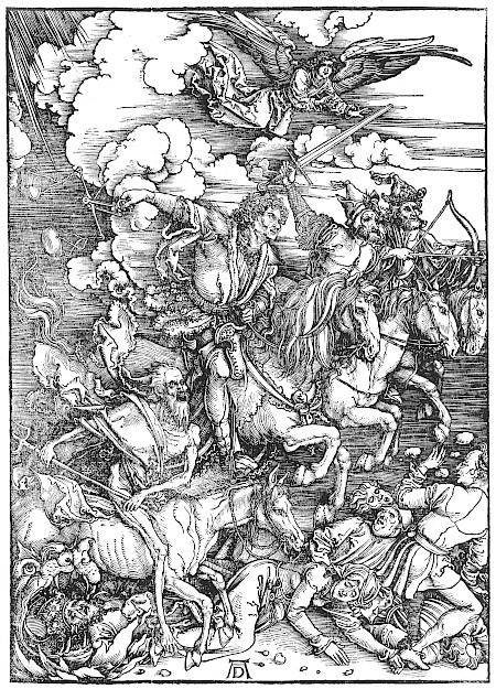 Albrecht Dürer, Die apokalyptischen Reiter (3. Figur), 1511
Kunstmuseum St. Gallen
