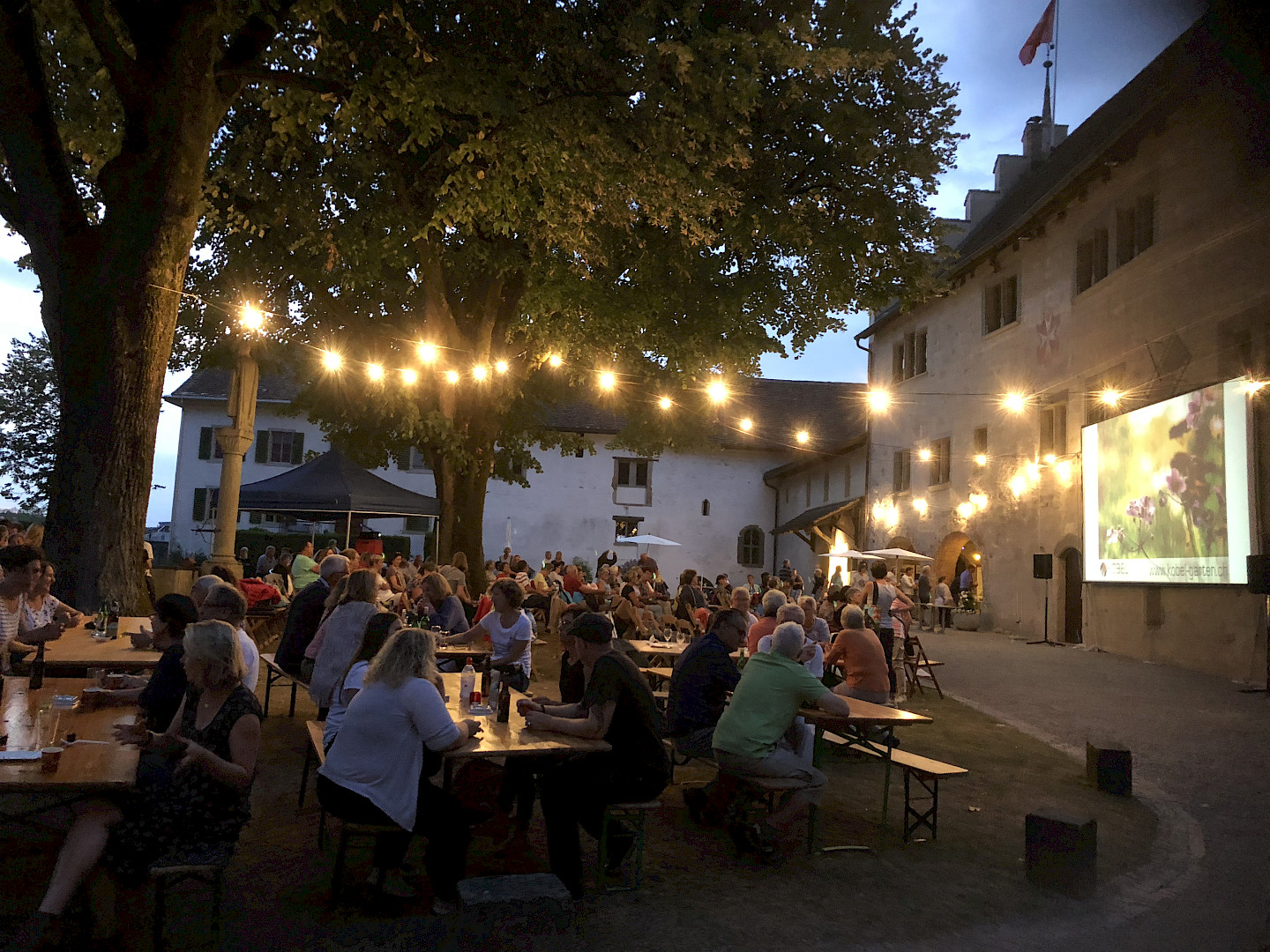 Open-Air Kino im Hof