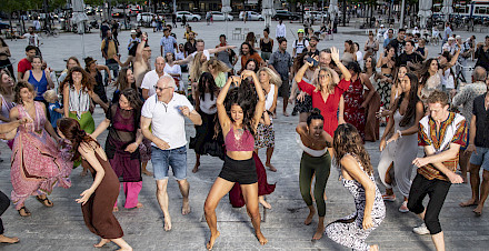 The town is dancing – and everyone is invited
