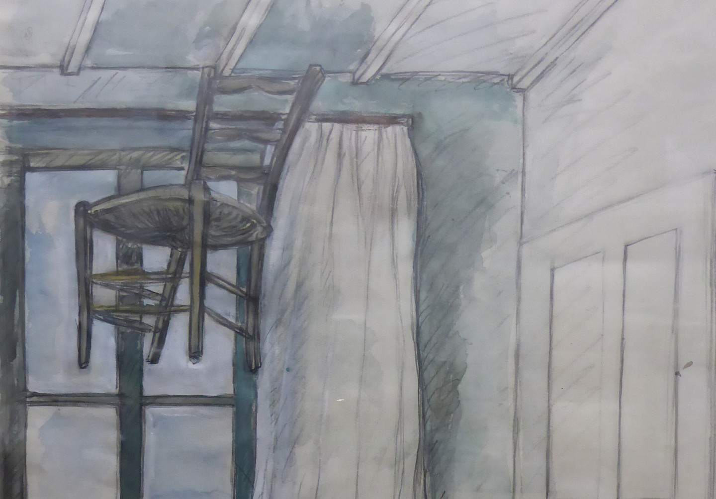 Ilse Weber, Der Stuhl zieht um (Detail),1974, Kunsthaus Zug © Courtesy of The Estate of Ilse Weber