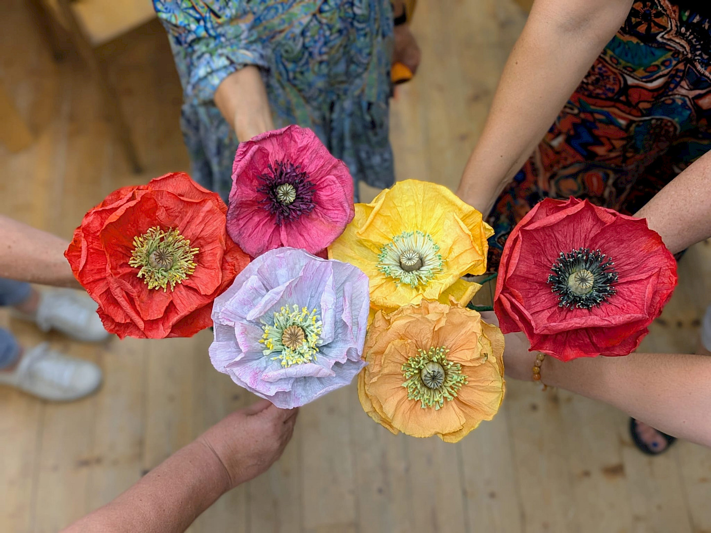 Mohnblumen-Workshop mit papina.ch / Rahmenprogramm ALLES ECHT!