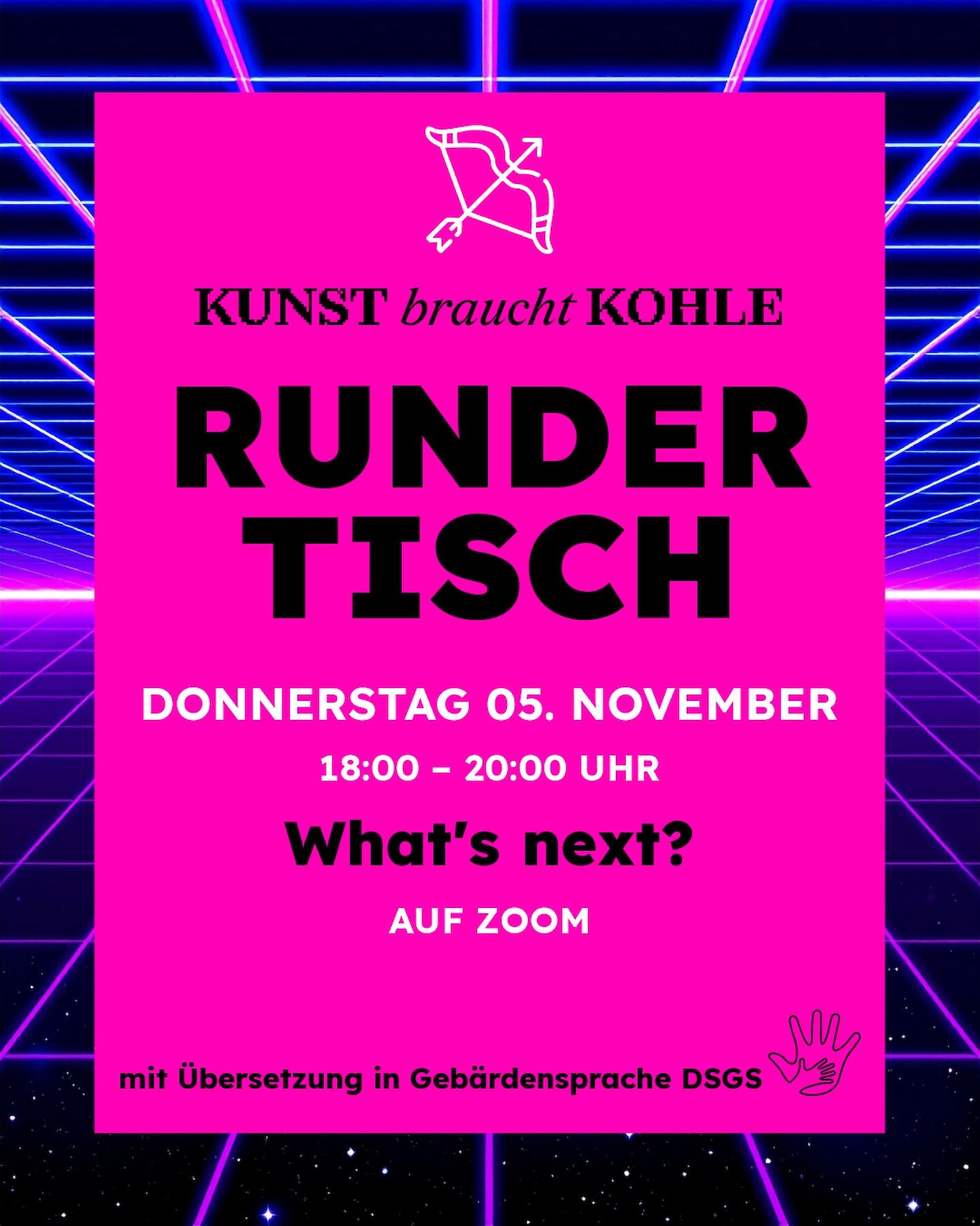 Runder Tisch von KUNST BRAUCHT KOHLE