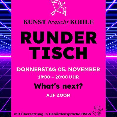 Round Table by KUNST BRAUCHT KOHLE