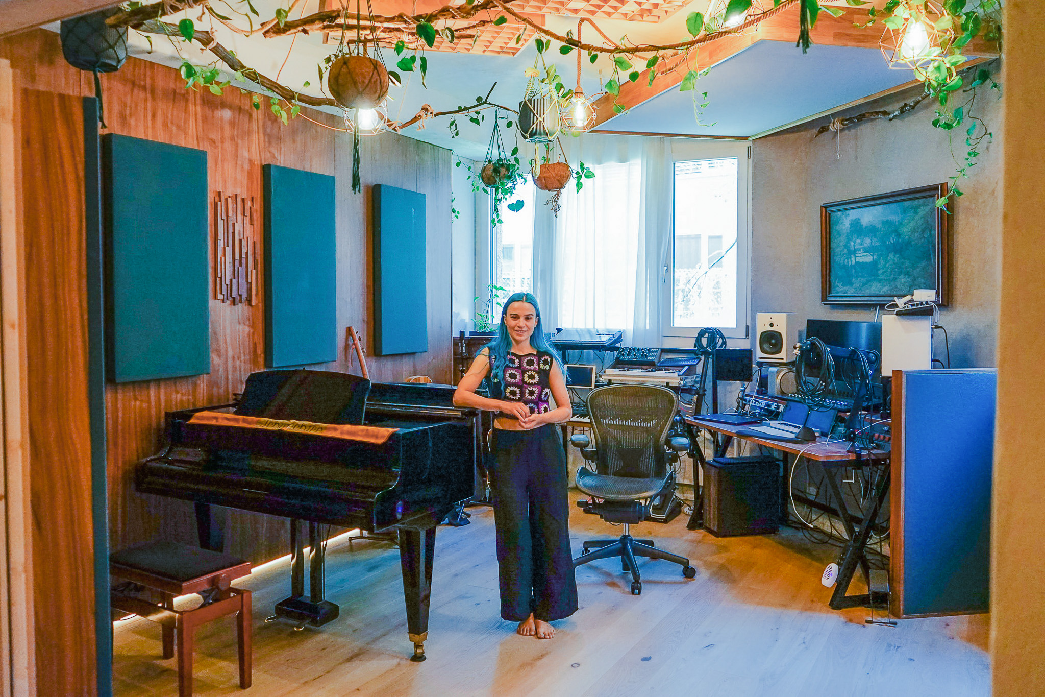Mirjam Skal in ihrem Studio im Kreis 5 © David Suivez