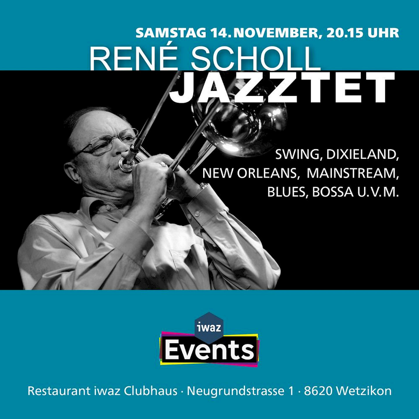 Fetziger Jazz und kulinarische Highlights im Restaurant iwaz Clubhaus!