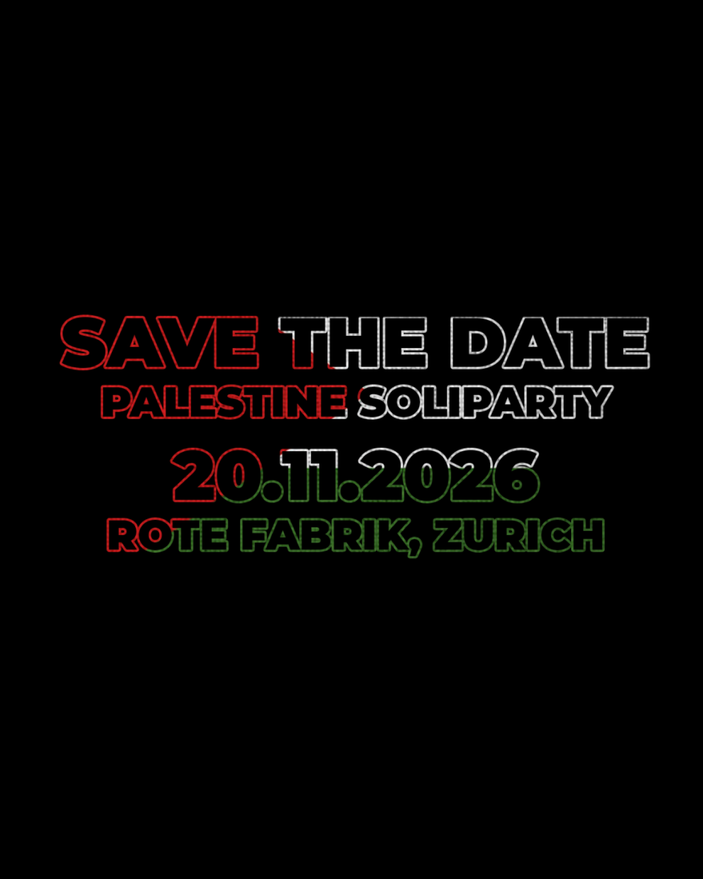 Poster Palestine Soliparty