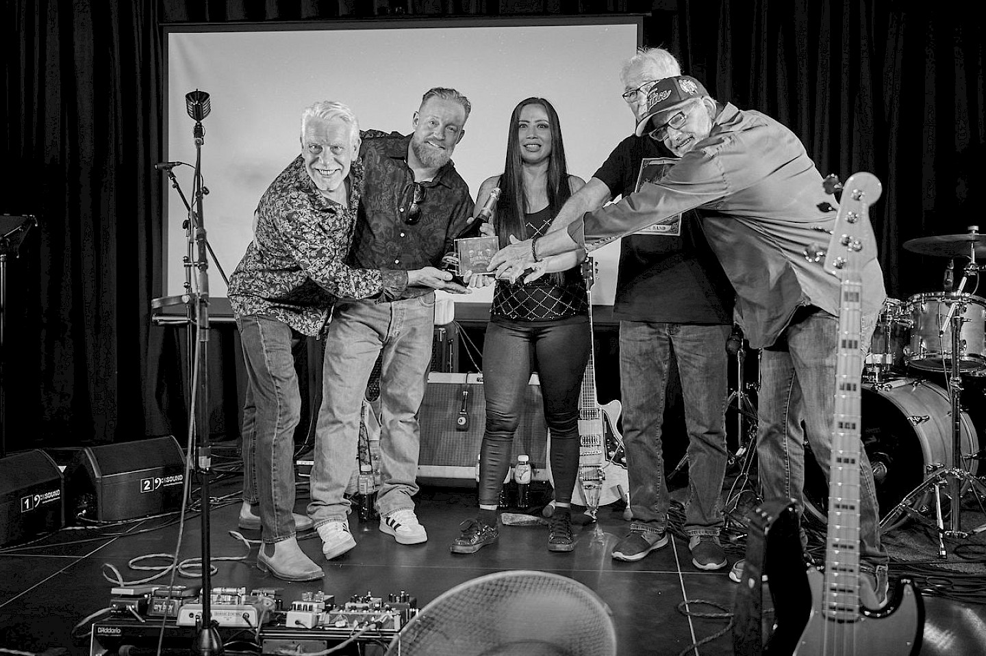burning blues and rock band