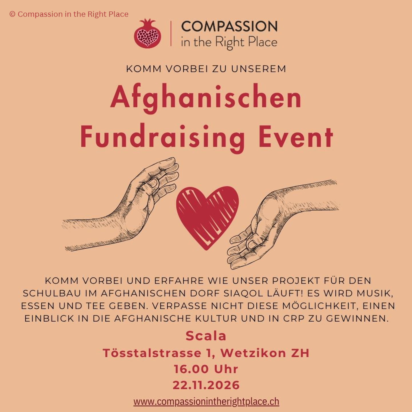 Afghanischer Fundraising Event