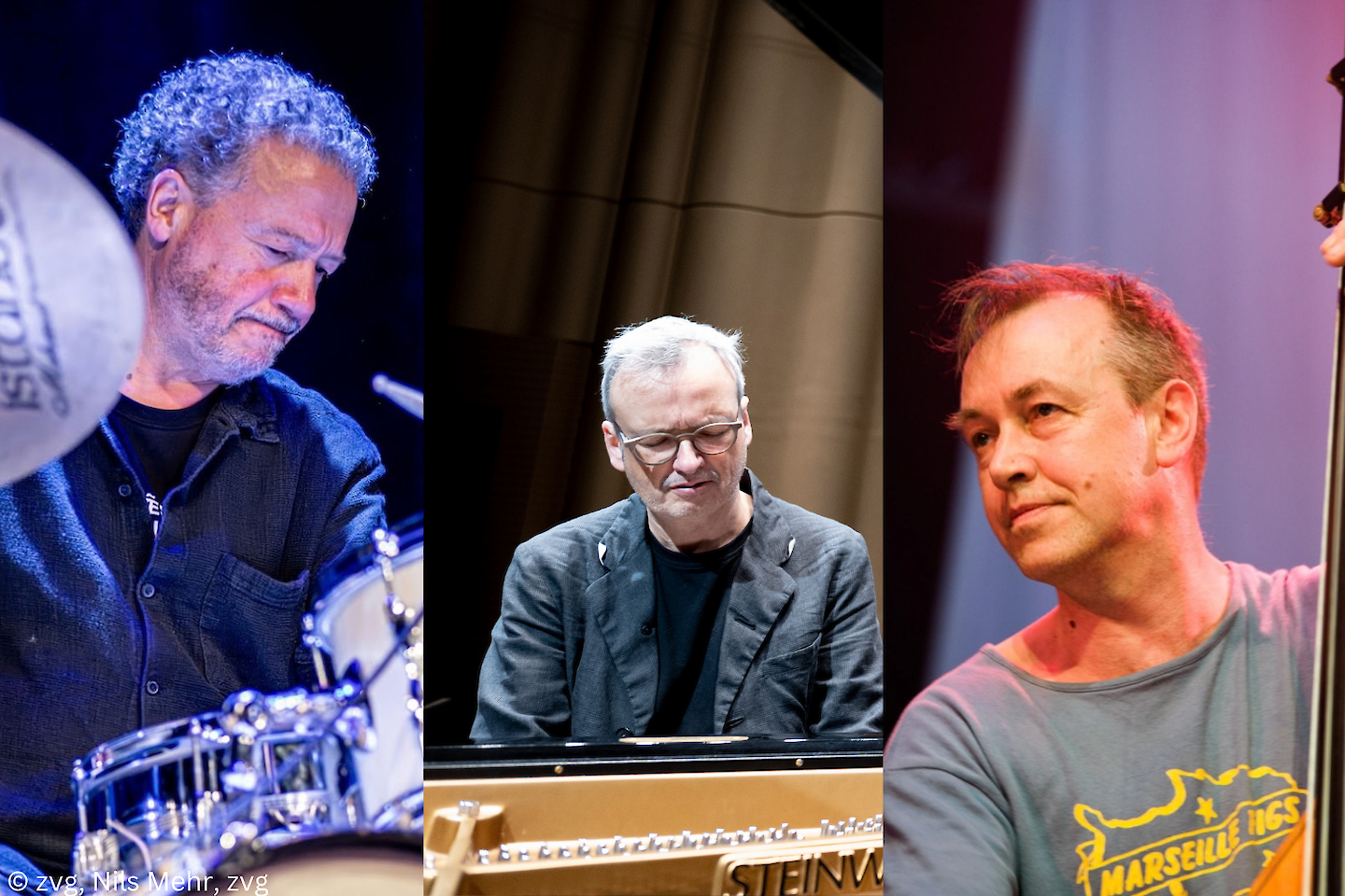 unerhört! | Konzert Chris Wiesendanger (Piano), John Edwards (Bass), Mark Sanders (Drums)​