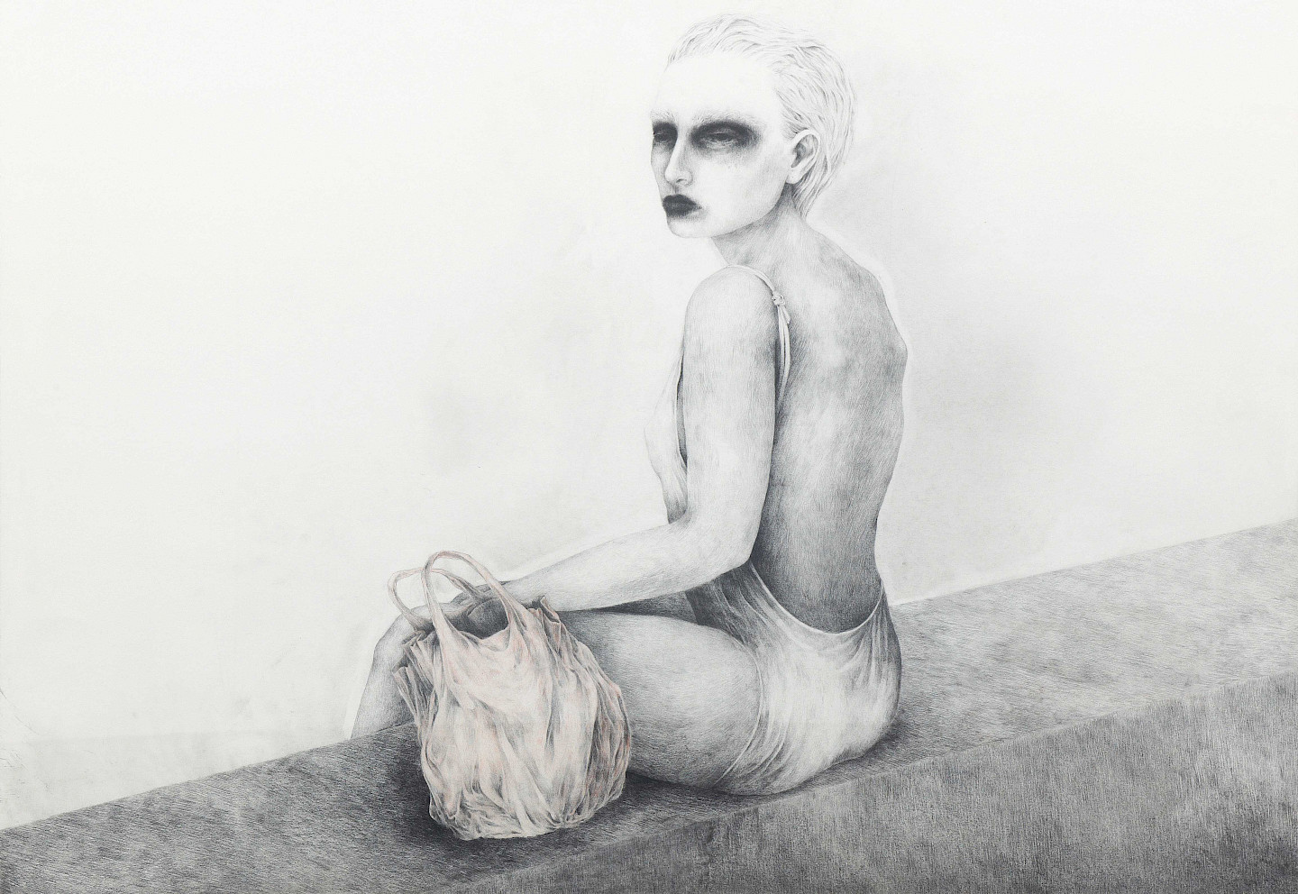 Pascale Birchler, Das Unwissen, 2012, Buntstift auf Papier, 100 x 70 cm